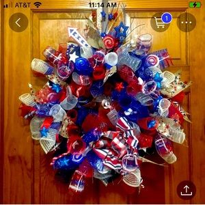 Patriotic wreath